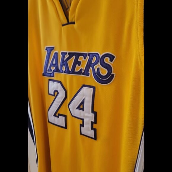 VINTAGE 2000's KOBE BRYANT LAKERS ADIDAS AUTHENTICS JERSEY FULLY STITCHED 54 XXL - Picture 9 of 9
